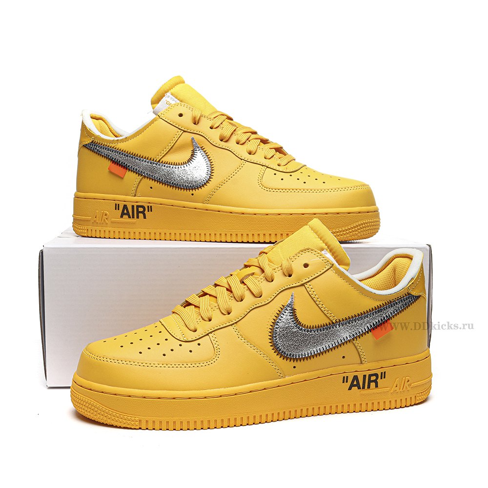 DD Nike Air Force 1 Low Off-White ICA University Gold