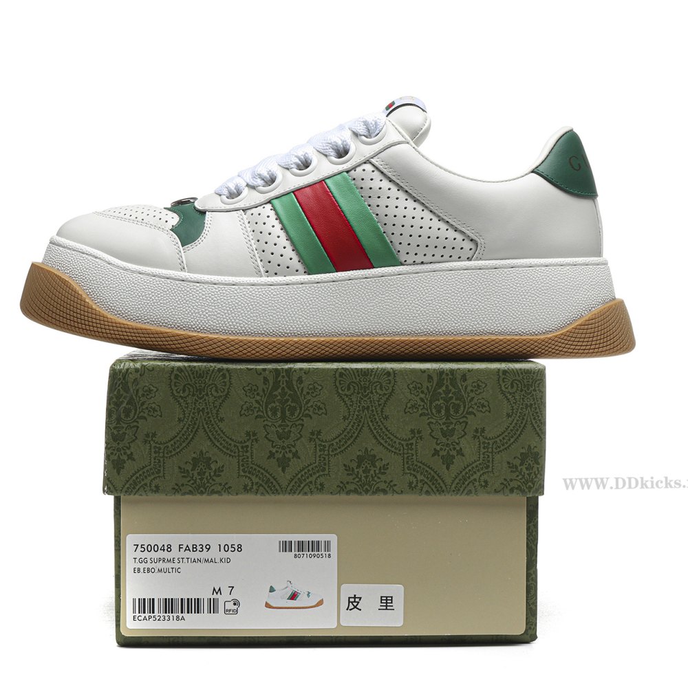 DD GUCC1 Screener Green Leather Detail 2