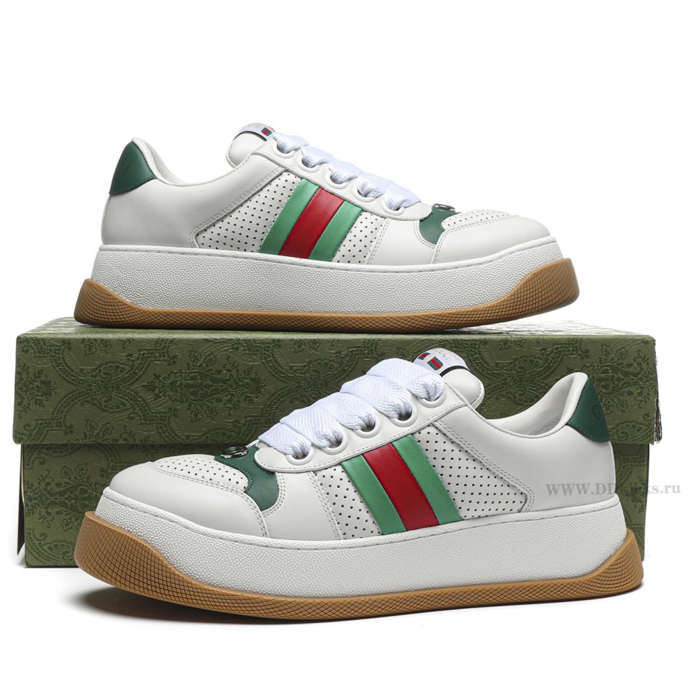 DD GUCC1 Screener Green Leather Detail 2