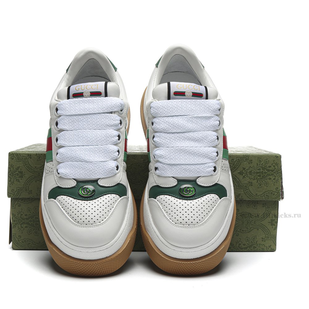 DD GUCC1 Screener Green Leather Detail 2