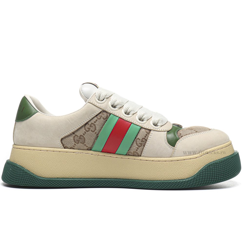 DD GUCC1 Screener Green Leather Detail