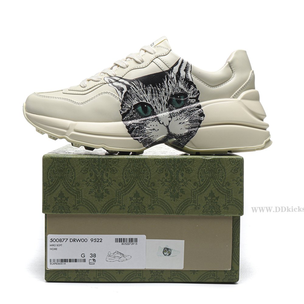 DD GUCC1 Rhyton Mystic Cat White (women's)