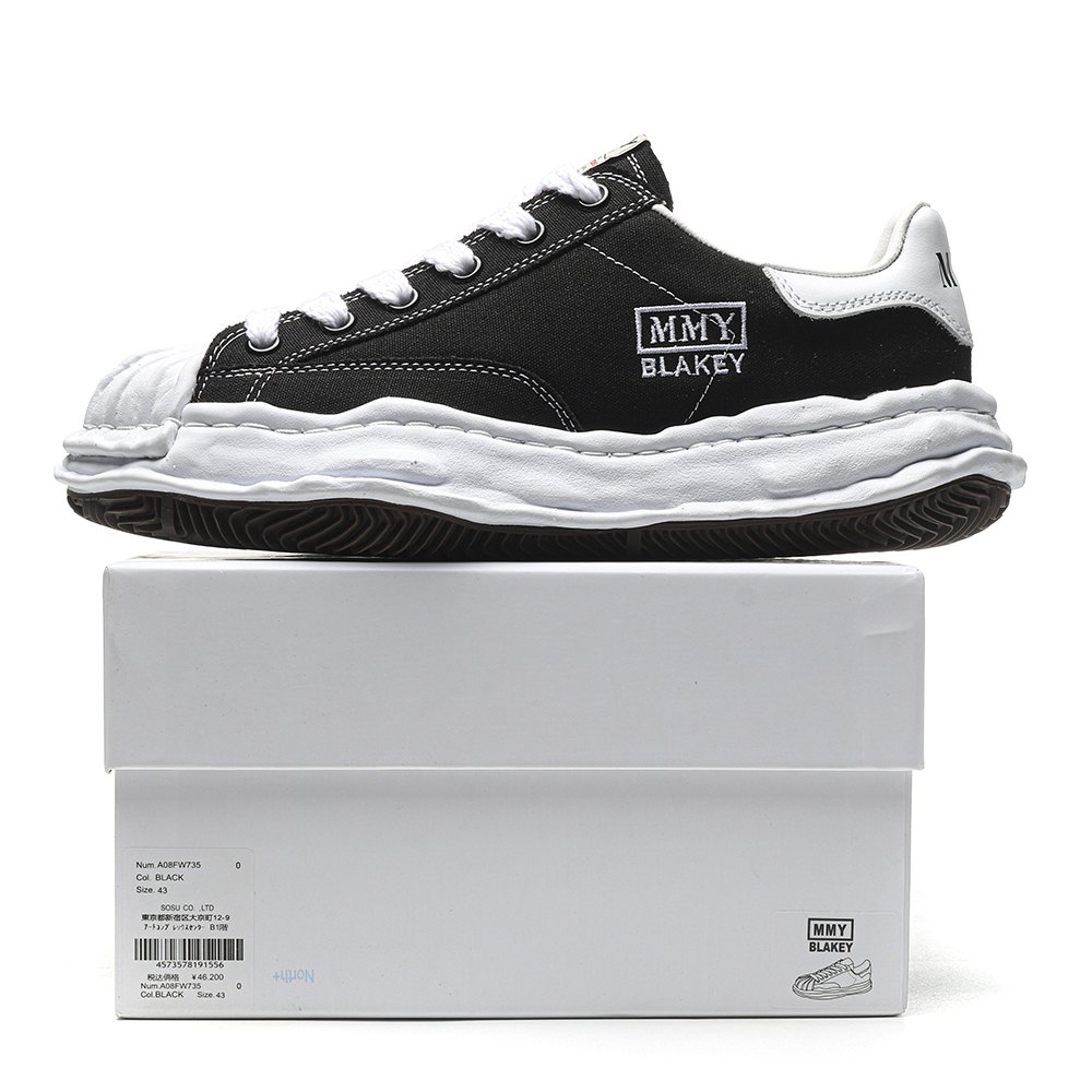 DD Maison Mihara Yasuhiro Blakey OG Sole Canvas Low Black-A08FW735